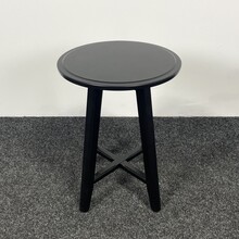 Houten Bijzettafel - Zwart | Ø 35 cm
