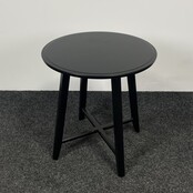 Houten Bijzettafel - Zwart | Ø 49 cm