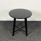 Houten Bijzettafel - Zwart | Ø 49 cm