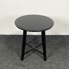 Houten Bijzettafel - Zwart | Ø 49 cm