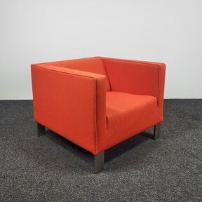 Lensvelt Fauteuil - Rood (a) | OUTLET