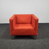 Lensvelt Fauteuil - Rood (a) | OUTLET