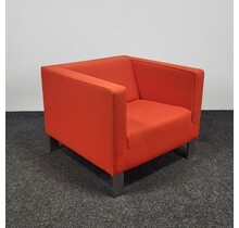 Lensvelt Fauteuil - Rood (d) | OUTLET