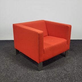 Lensvelt Fauteuil - Rood (d) | OUTLET