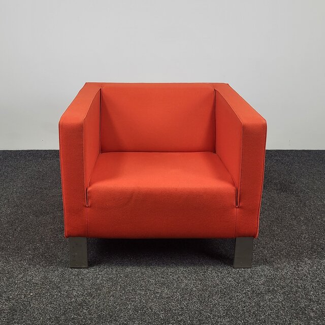 Lensvelt Fauteuil - Rood (d) | OUTLET