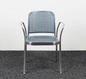 DePadova Silver Stoel - Blauw / Chroom DePadova Silver Stoel - Blauw / Chroom