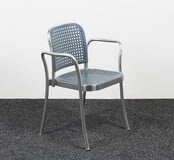 DePadova Silver Stoel - Blauw / Chroom DePadova Silver Stoel - Blauw / Chroom