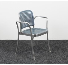 DePadova Silver Stoel - Blauw / Chroom