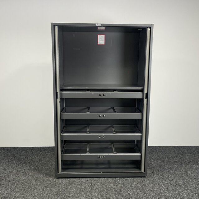 Gispen Archiefkast - Antraciet | 194  x 120,5 x 47cm