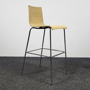 Barkruk - Houten Zitting