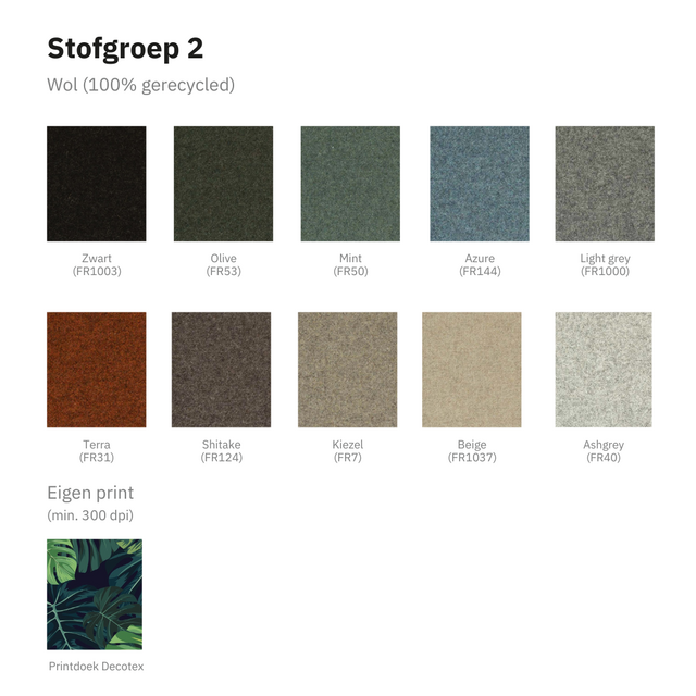 Akoestische Roomdivider - 3 Lamellen