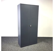 Draaideurkast Antraciet 194x92x42 cm