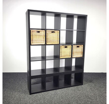 Kallax Kast - Zwart | 188 x 147 x 39 cm