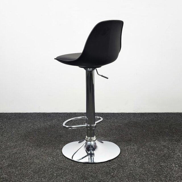 Draaibare Barkruk - Zwarte Kuipzitting Draaibare Barkruk - Zwarte Kuipzitting