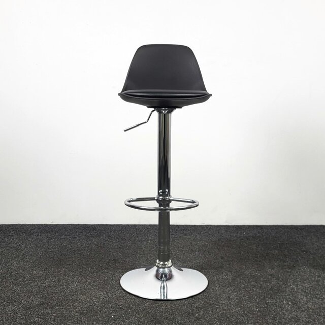 Draaibare Barkruk - Zwarte Kuipzitting Draaibare Barkruk - Zwarte Kuipzitting