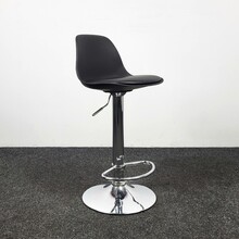 Draaibare Barkruk - Zwarte Kuipzitting