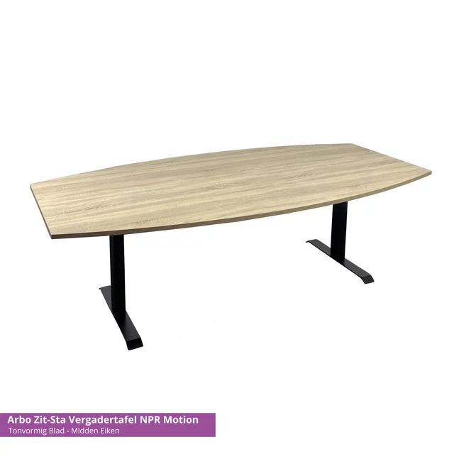 Arbo Zit-Sta Vergadertafel NPR Motion - Tonvormig Blad