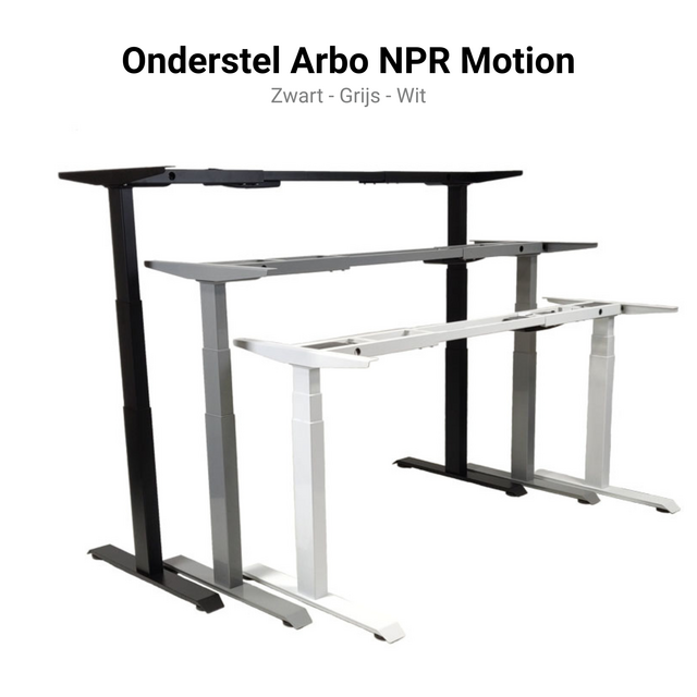 Arbo Zit-Sta Vergadertafel NPR Motion - Tonvormig Blad