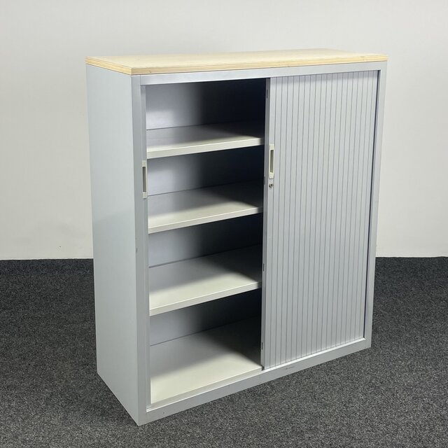 Grijze Archiefkast | 139 x 120 x 45 cm