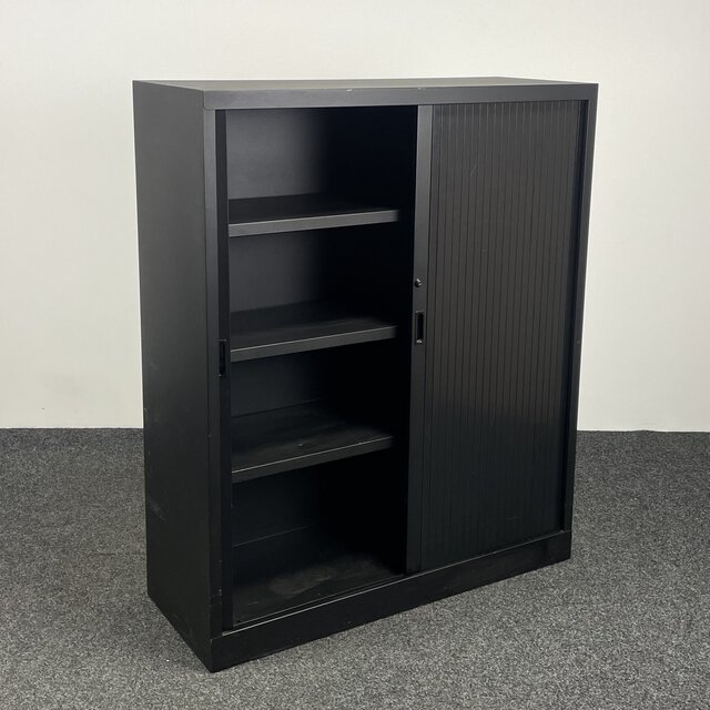 Archiefkast - Zwart | 146 x 120 x 45 cm