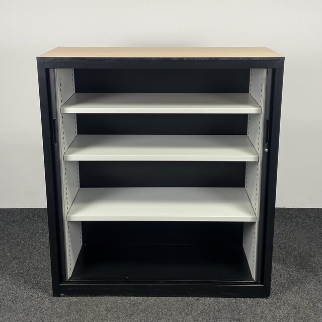 Archiefkast - Zwart | 138 x 124 x 45 cm