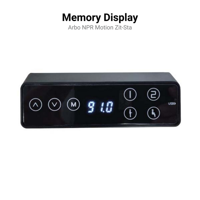 Arbo Zit-Sta Vergadertafel NPR Motion - Ovaal Blad