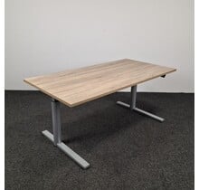 Gispen TM Slinger Bureau Grijs 160 x 80 cm