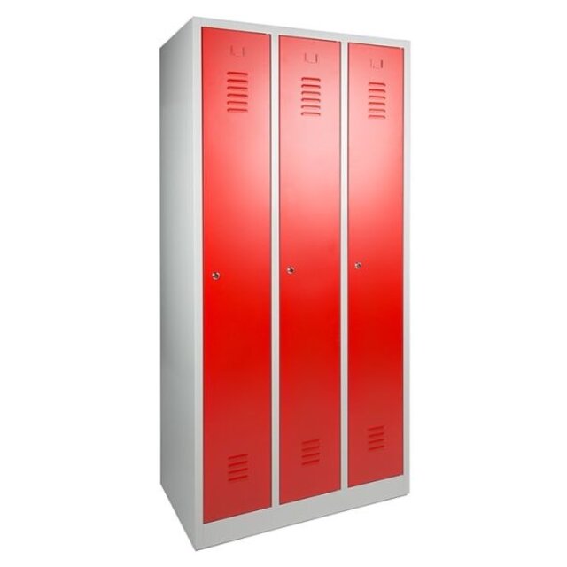 Lockerkast - 3 Deurs | 180 x 89 x 50 cm