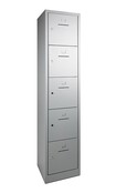 Lockerkast - 5 Deurs | 190 x 41,5 x 45 cm