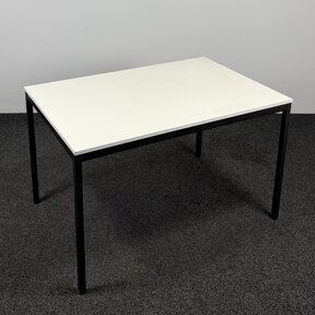 Kantinetafel - Wit Blad | 120 x 80 cm