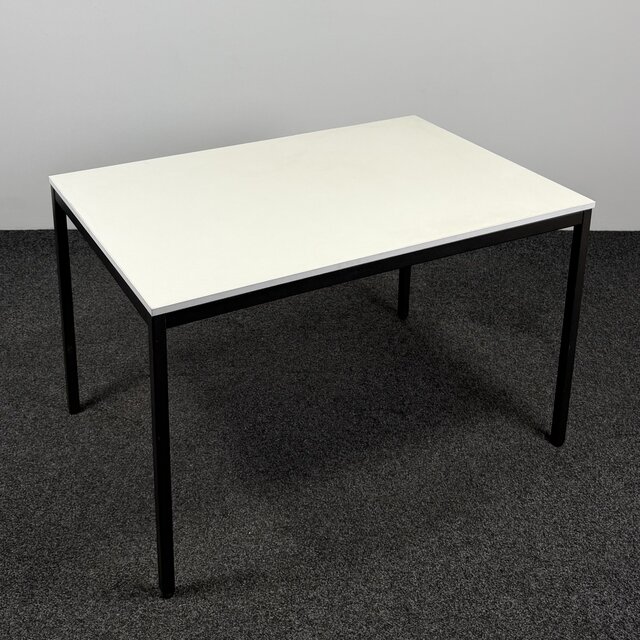 Kantinetafel - Wit Blad | 120 x 80 cm