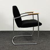 Vergaderstoel - Zwart | Slede Onderstel