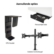 Zit Sta Bureau Fast Motion - Slinger Verstelbaar