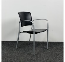 Vergaderstoel ENEA - Zwart Leer