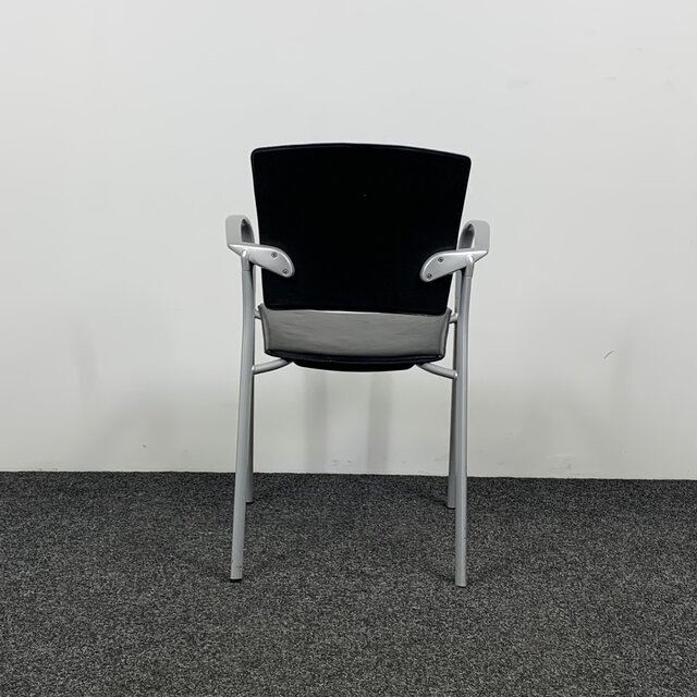 Vergaderstoel ENEA - Zwart Leer