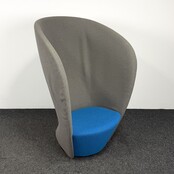Akoestische Globe Zero 4 Shelter Fauteuil - Grijs / Blauw