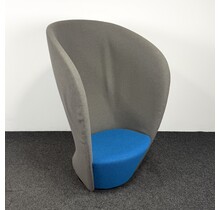 Akoestische Globe Zero 4 Shelter Fauteuil - Grijs / Blauw