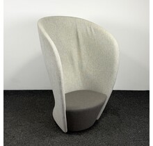 Akoestische Globe Zero 4 Shelter Fauteuil - Lichtgrijs / Grijs