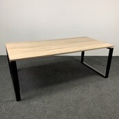 Refurbished Vergadertafel - Nieuw Blad | 75 x 200 x 100 cm