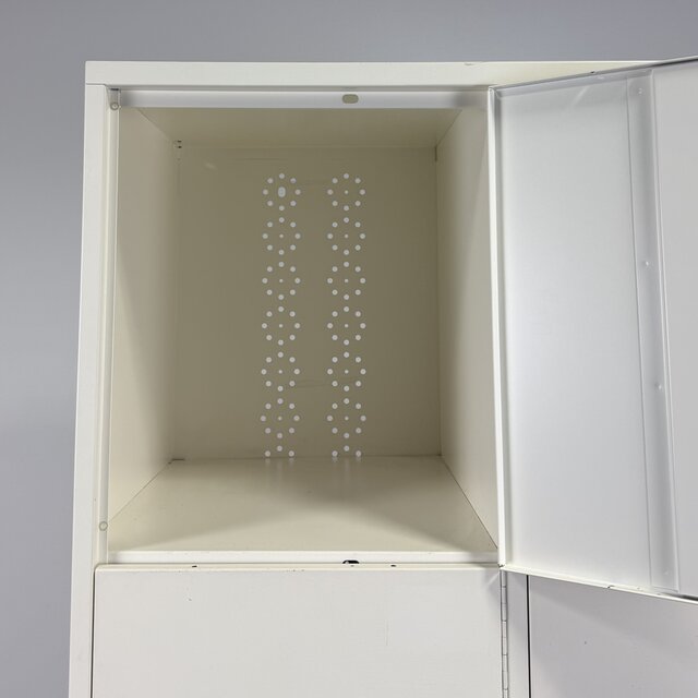 Lockerkast 8-deurs - Wit | 196 x 82 x 48 cm