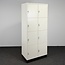 Lamers Kantoormeubelen  Lockerkast 8-deurs - Wit | 196 x 82 x 48 cm