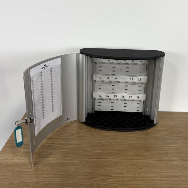 Aluminium Sleutelkast - 18 Haken