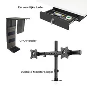 Elektrisch Zit-Sta Bureau Ergo Surge 160x80 cm | NEN/NPR Genormeerd