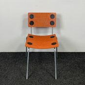 Lande Designstoel Bubbles - Oranje