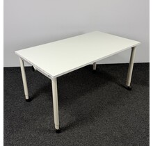 Ahrend Verrijdbare tafel - Wit | 140 x 80 cm