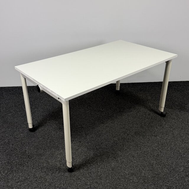 Ahrend Verrijdbare tafel - Wit | 140 x 80 cm