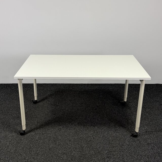 Ahrend Verrijdbare tafel - Wit | 140 x 80 cm