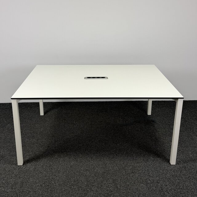 Vergadertafel - Wit blad | 160 x 120 cm