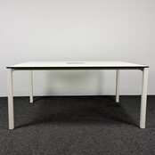 Vergadertafel - Wit blad | 160 x 120 cm