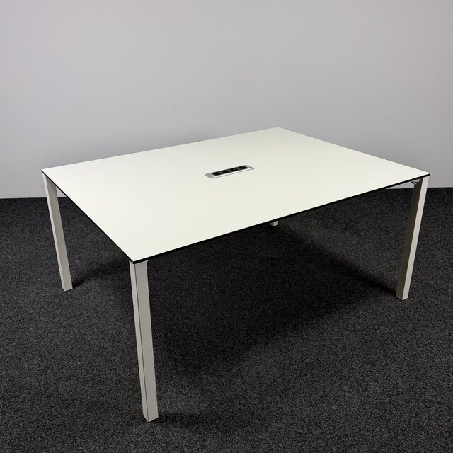 Vergadertafel - Wit blad | 160 x 120 cm